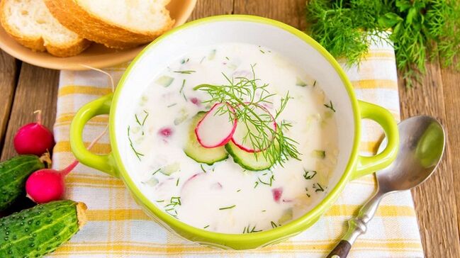 kako kuhati okroshko na Dukanovi dieti